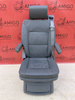 Seat single VW T5 Multivan Caravelle grey leather rear t6