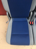 Seat rear bench double VW Caddy second row blue grey