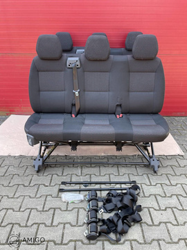 Fiat Ducato Jumper Boxer Relay Sitz Bank Sitzbank Satz 3er hinten