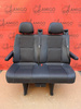 Seat Mercedes Sprinter W906 rear double bench seat with armrests isofix Leatherette