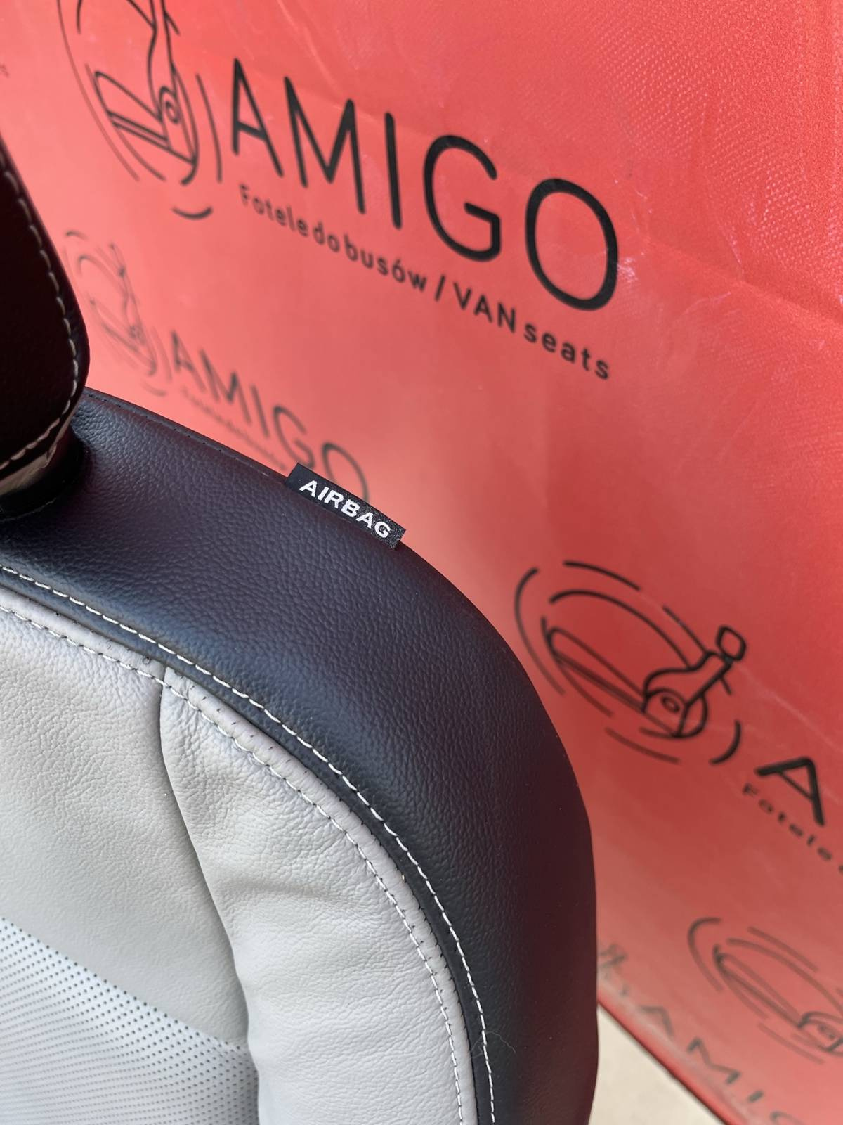 Fotel kierowcy Transit Custom Limited Torino Skóra 2013-22