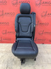 Mercedes V-Klasse W447 Schwarz Nappa Leather Einzelsitz Hinten Rechte
