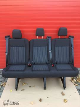 Ford Transit MK8 3er Sitzbank Bank Fahrgasrraum Sitz isofix Lane Verstellbare
