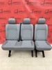 Fotel dwuosobowy dwójka tył + koziołek VW T5.1 GP Place RHD