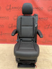 Seat single rear swivel Renault Trafic SpaceClass V-class W447 Black Leather