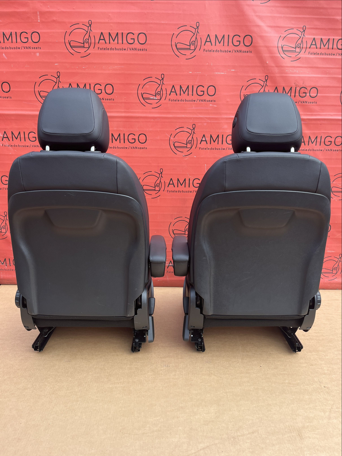 Seat Mercedes Vito W447 driver passenger 2014-2025 armrest adjustments Leatherette
