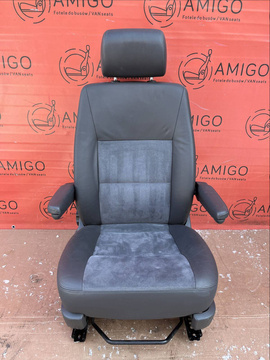 VW T5 Fahrersitz Sitze Sitz LEDER alcantara mit armlehnen