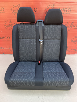 Fotel przedni pasażer podwójny podgrzewany kanapa Mercedes Vito W447 Caluma
