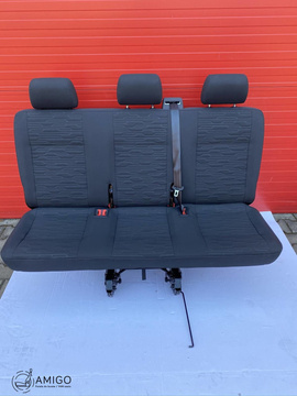 VW T6.1 T6 T5 Sitzbank Circuit Schwarz Sitz Sitze 3er Bus