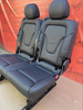 Mercedes V-Klasse Marco Polo W447 Leder Lugano Schwarz Sitzbank Sitz 2er