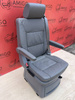 Seat single VW T5 Multivan Caravelle grey leather rear t6 swivel
