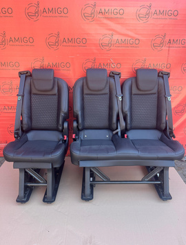 Seat 2+1 Ford Transit Custom 2013-2023 bench rear seats double single SportLHD