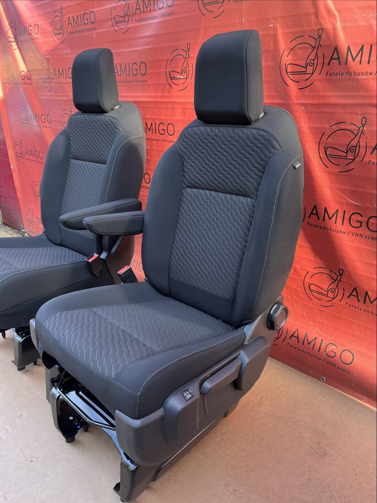 Fotel kierowcy pasażera Toyota Proace Traveller Spacetourer Expert Jumpy Zafira Vivaro Scudo