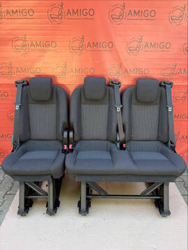 Ford Transit Custom Combi Seat 2+1 Single Seat Bench Seats Blue Lane