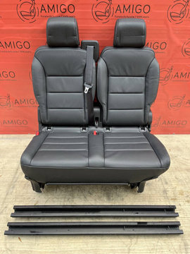 Rear bench seat Traveller Spacetourer Ulysse Zafira Vivaro Proace leather rails Campervans