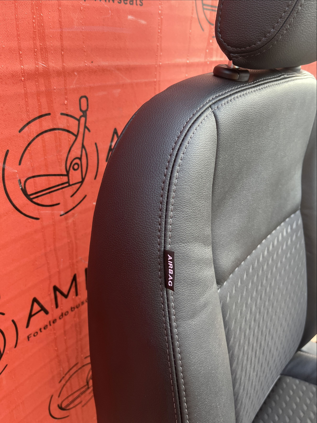 Ford Transit Custom SPORT Beifahrersitz Sitz DYNAMO Leder Elektrische Beheizter Airbag