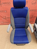 Driver passenger Captain seats seat VW T5 blue DUO Caravelle