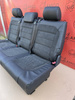 VW T5 T6 Sitzbank Multivan Sitz Schlafsitzbank Titan Schwarz Alcantara Leder T5