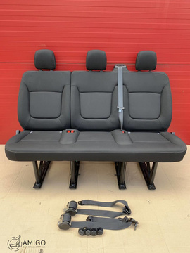 OPEL VIVARO TRAFIC NV300 TALENTO 3er Sitzbank Fahrgastraum Sicherheitsgurte SATZ