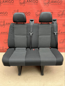 Fotel Mercedes Sprinter W906 tylna kanapa podwójna isofix Lima