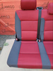 Kanapa tylna potrójna Duo czerwona VW T6 Multivan Caravelle T5 