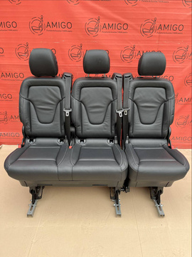 Rear Seats 2+1 bench single seat MERCEDES W447 V class RHD