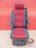 VW T5 Drehsitz Multivan Sitz Anthrazit Duo Rot Stoff
