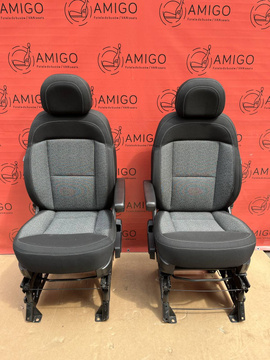 Komplet foteli przednich Fiat Ducato Boxer Jumper Ram ProMaster