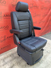 VW T6 Drehsitz Multivan Sitz Hinten Einzelsitz Leder Schwarz titan ISOFIX T5