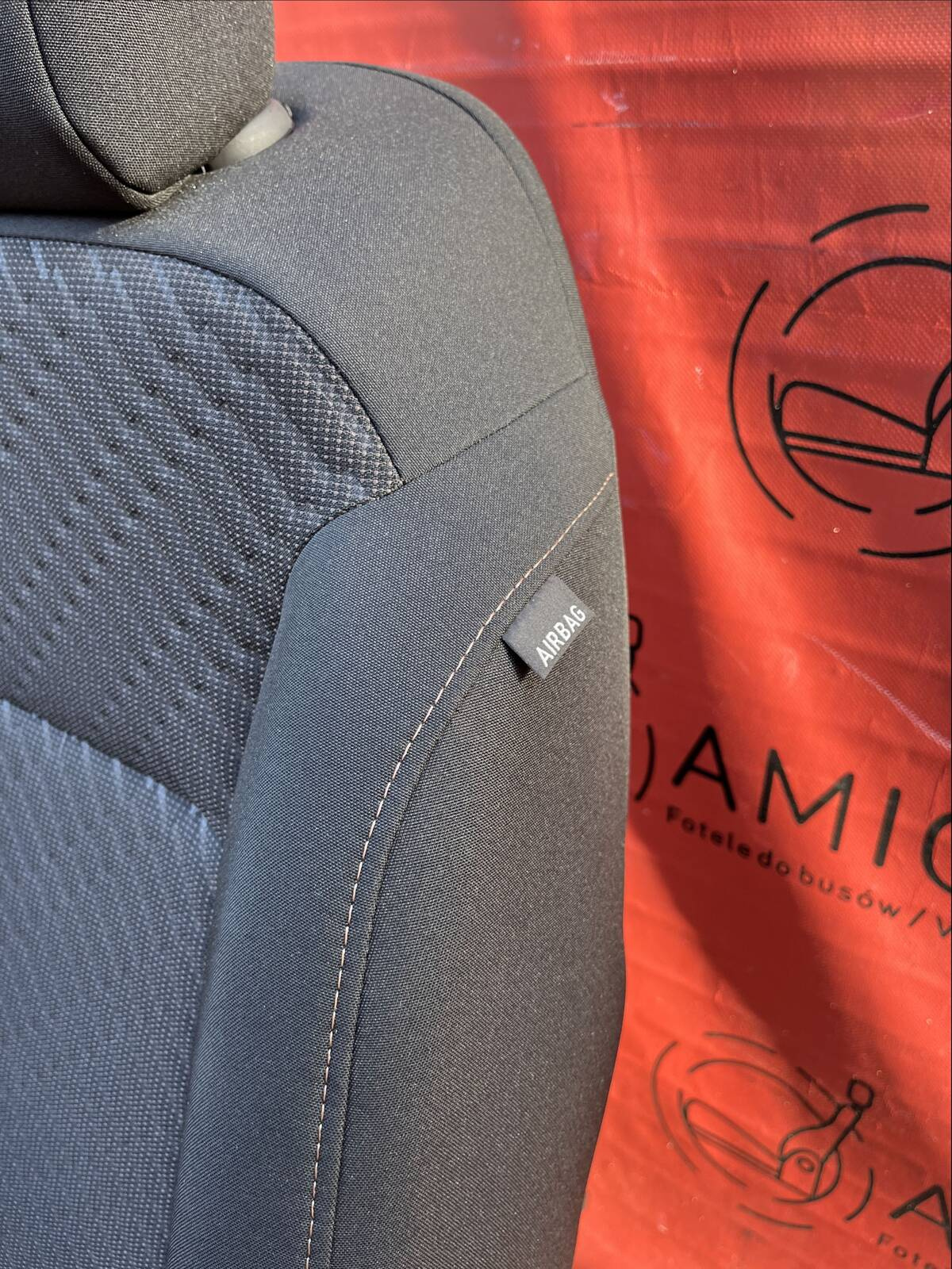 Fotel kierowcy pasażera Toyota Proace Traveller Spacetourer Expert Jumpy Zafira Vivaro Scudo