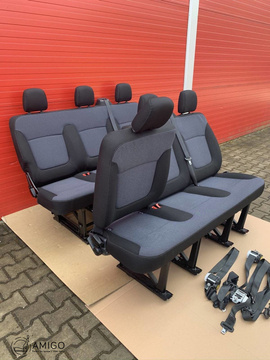 Fotel kanapa 2x trójka Opel Vivaro Trafic NV300