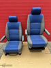 VW T5 Fahre & Beifahrersitz Multivan Sitz DUO Blau airbag