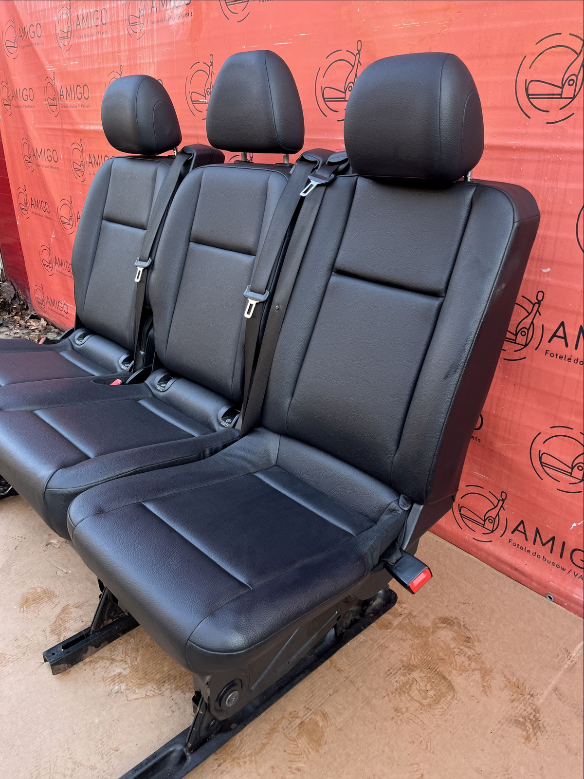 Rear Seats 2+1 bench single seat comf MERCEDES W447 Vito Tourer Leatherette RHD