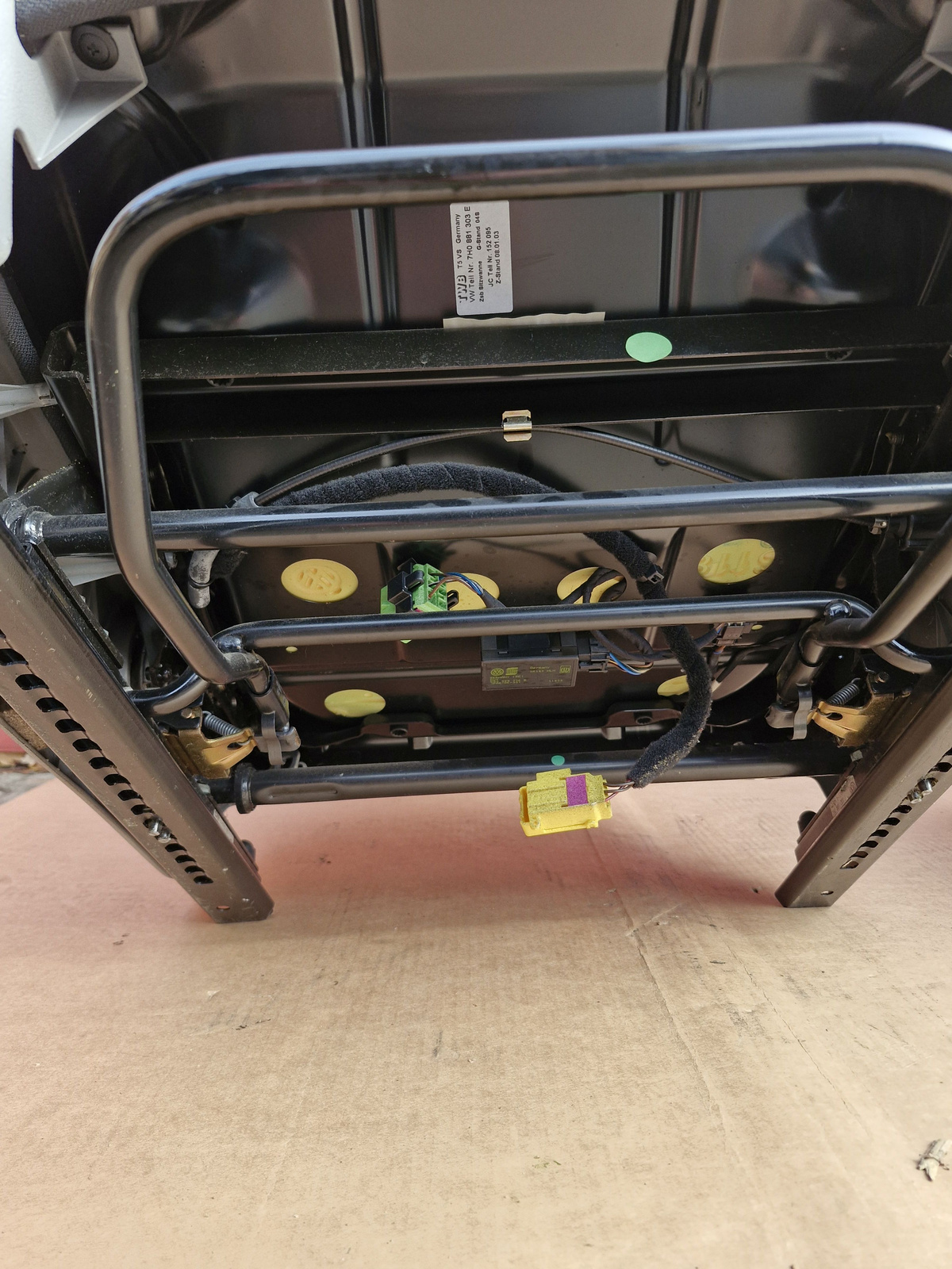 VW T5 Fahre & Beifahrersitz Multivan Sitz grau DUO