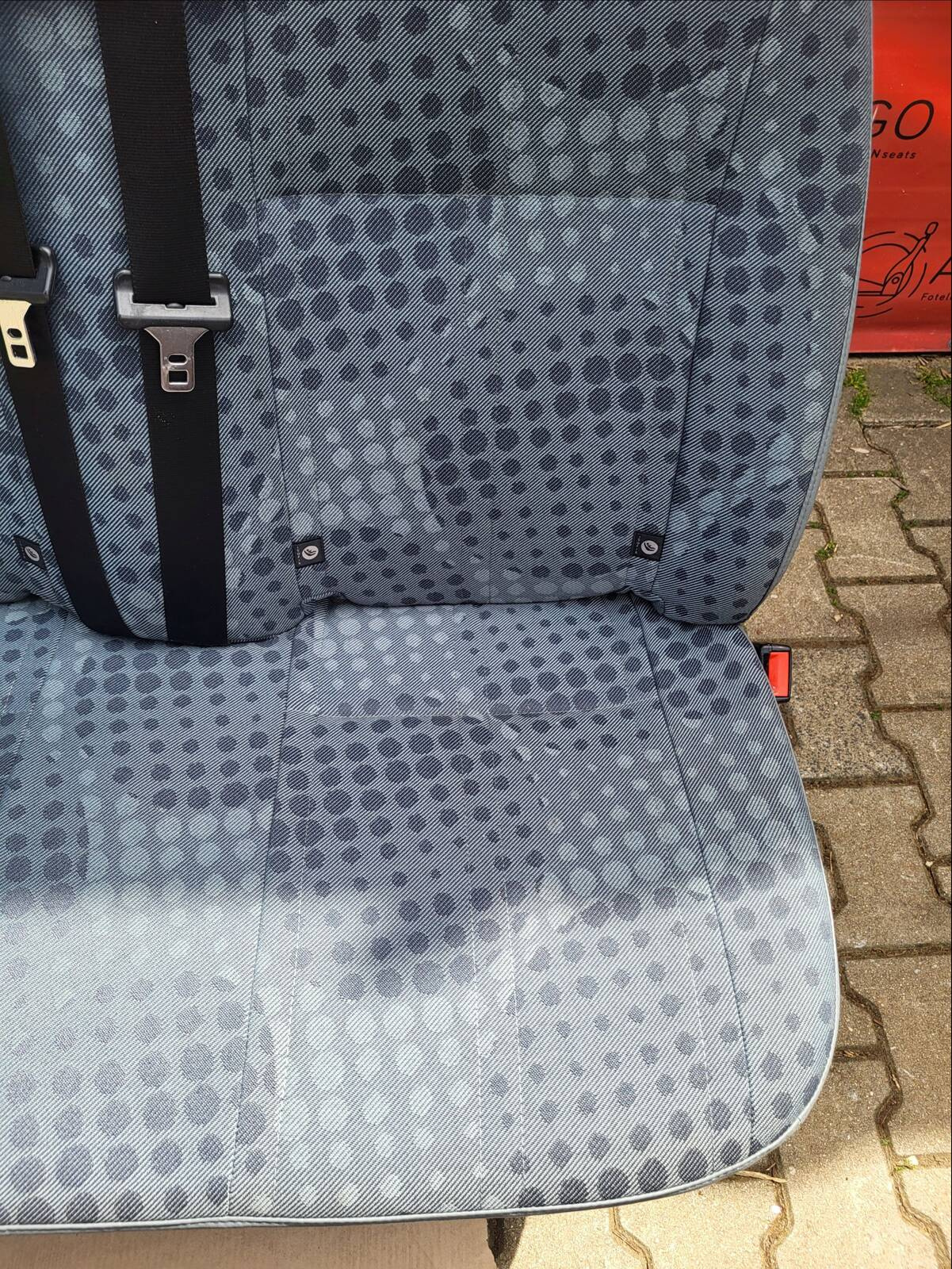 Seat Ford Transit MK7 bench triple rear three-seats isofix