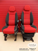 Komplet foteli przednich pneumatyczny Fiat Ducato Boxer Jumper