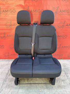Fotel kanapa dwuosobowa pasażera angielska JAVA 2016-23 Renault Trafic Vivaro Talento NV300