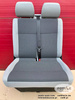 Seat VW T5 double bench passenger seat Austin grey front LHD