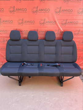 Fiat Ducato Sitzbank Jumper Boxer Relay Sitz Bank Sitzbank 4er hinten DOKA