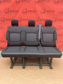 OPEL VIVARO TRAFIC NV300 TALENTO 3er Sitzbank Fahrgastraum Connect Black