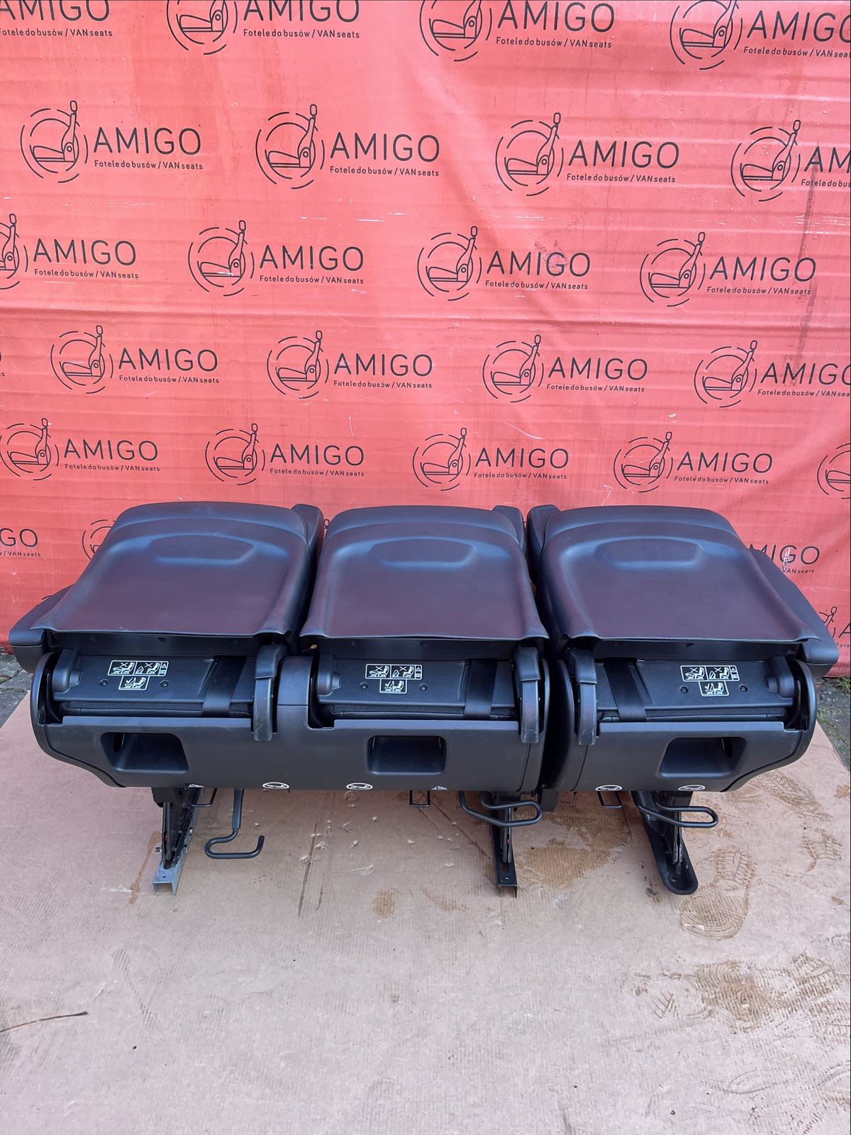 MERCEDES Vito W447 V Klasse Hinten sitz Einzelsitz Sitzbank Doppelbank Kunstleder LHD