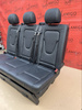 Seat rear bench bed Mercedes V-class W447 Black Lugano Leather