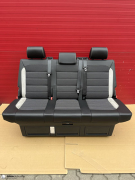 VW T6 PanAmericana Sitzbank Multivan Sitz Schlafsitzbank Schwarz moonrock T5