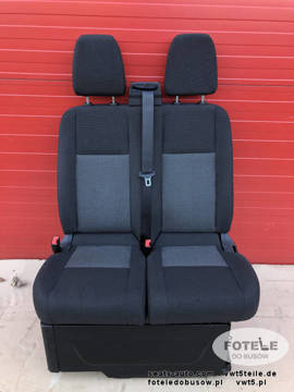 Fotel pasażera podwójny kanapa Ford Transit Custom Traxon angielska