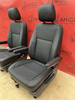 VW T6 Fahre & Beifahrersitz Multivan Sitze Sitz Schwarz Leder t5