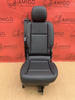 Seat single rear left side Mercedes Vito V-class W447 Black Faux leather folding