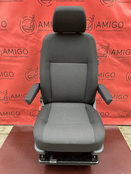 VW T6.1 T6 Fahrersitz Sitze Sitz DOUBLE GRID mit armlehnen Sitzkonsole