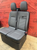 Ford Transit Custom Sitzbank Beifahrersitzbank Sitz Salerno Leder Dark Palazzo