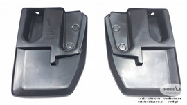 VW Crafter II 2016- Set of rear mud flaps Original Volkswagen 7C0075101 NEW