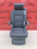 VW T5 Sitz Multivan Hinten Einzelsitz Grau Leder ISOFIX T6